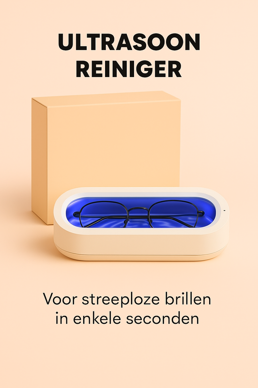 OptiShine™ - Ultrasonische Brillenschoonmaker