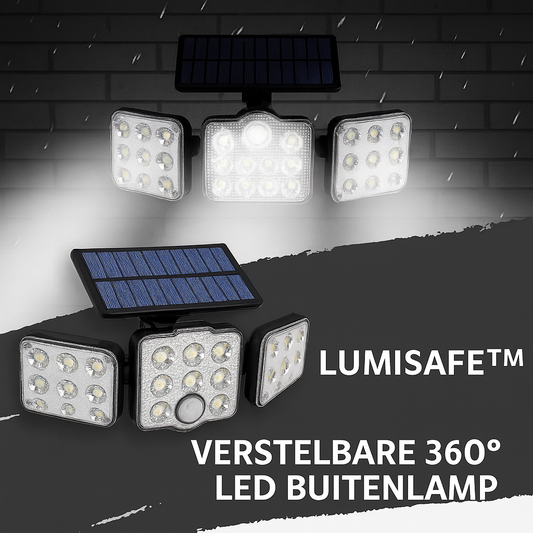 LumiSafe™ - Verstelbare 360° LED Buitenlamp