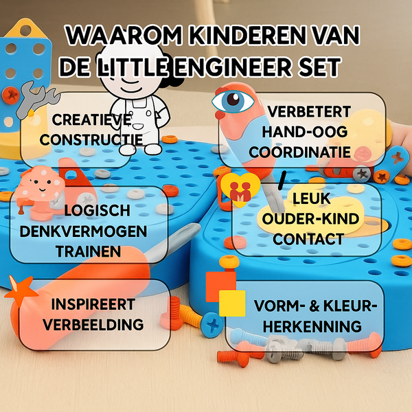 Kleine Bouwmeester™ - Montessori Bouwset