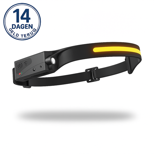 LumiHead™ - Slimme LED hoofdlamp met sensor