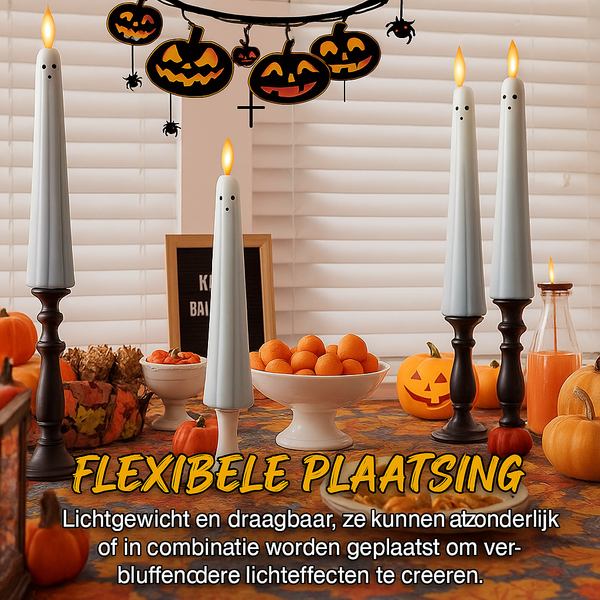 SpookyFlame™ - De Perfecte Kaars voor Halloween & Feestdecoratie