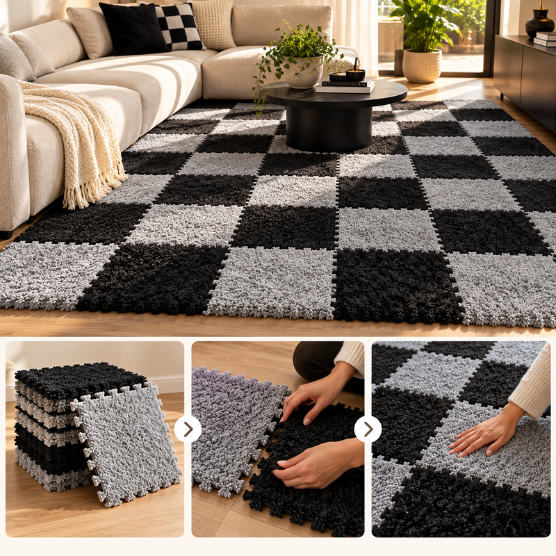 CloudStep™ - Zachte modulaire puzzelmat voor elke ruimte