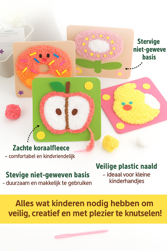WoolieCraft™ - DIY Borduur Set