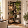 Belmont™ | Luxe Industriële Houten Hoekkast