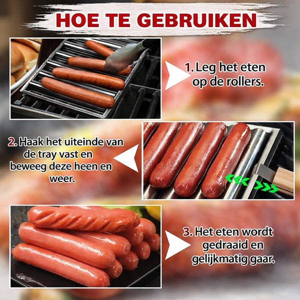 BBQ Hotdog Roller Pro
