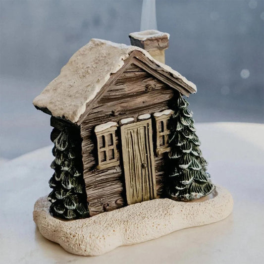 Christmas House Incense Burner