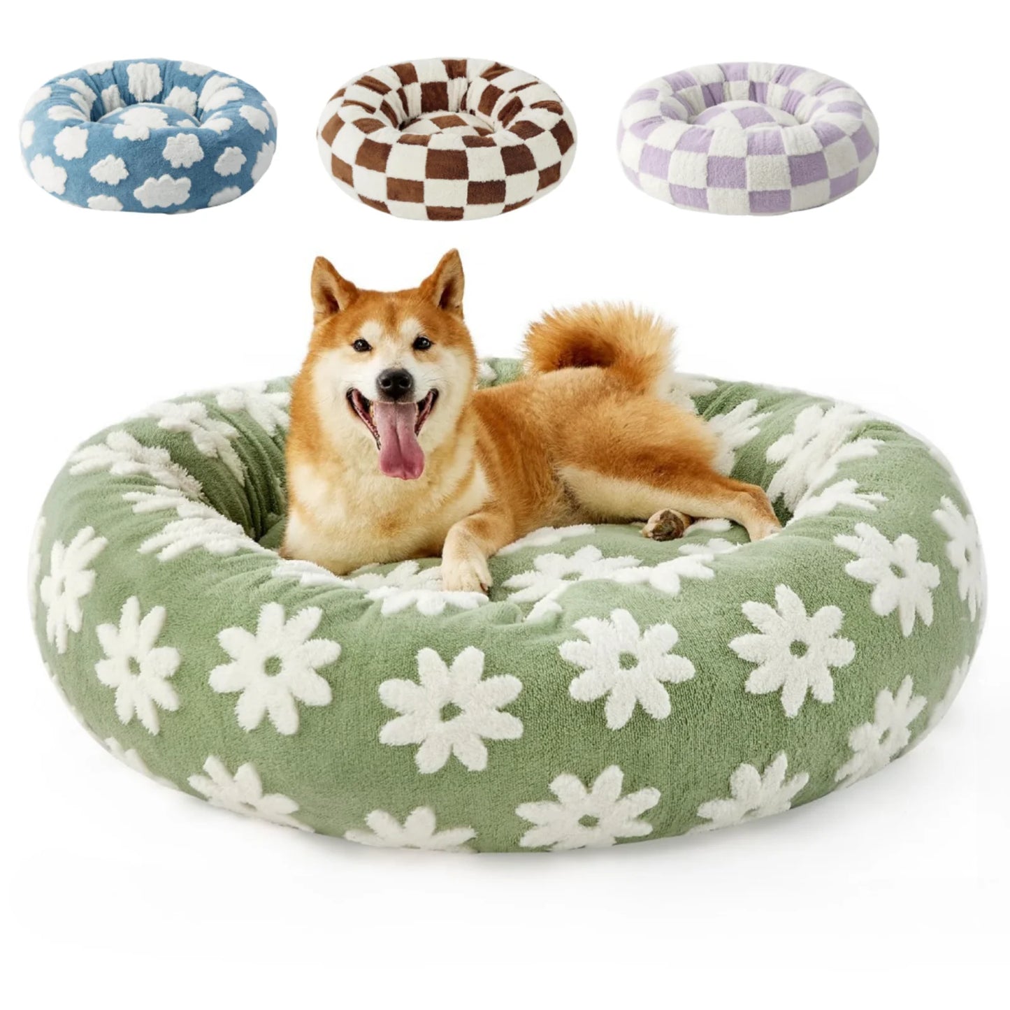 CalmCozy Donut Bed