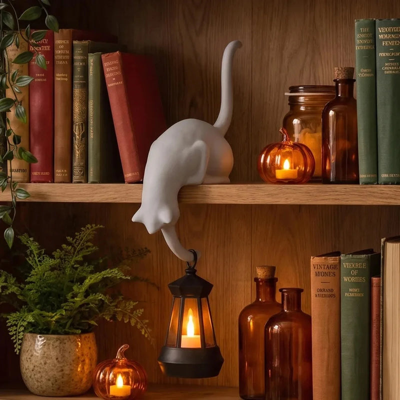 Feline™ - Decoratieve Kattenhanger met LED licht