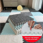 Pluche Schuimstof Puzzelmat