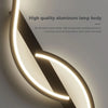 Minimalistische LED Wandlamp