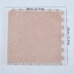 Pluche Schuimstof Puzzelmat