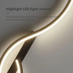 Minimalistische LED Wandlamp