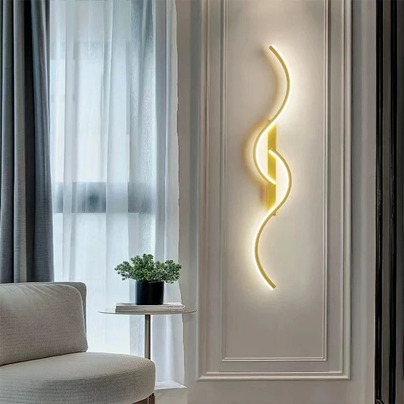 Minimalistische LED Wandlamp