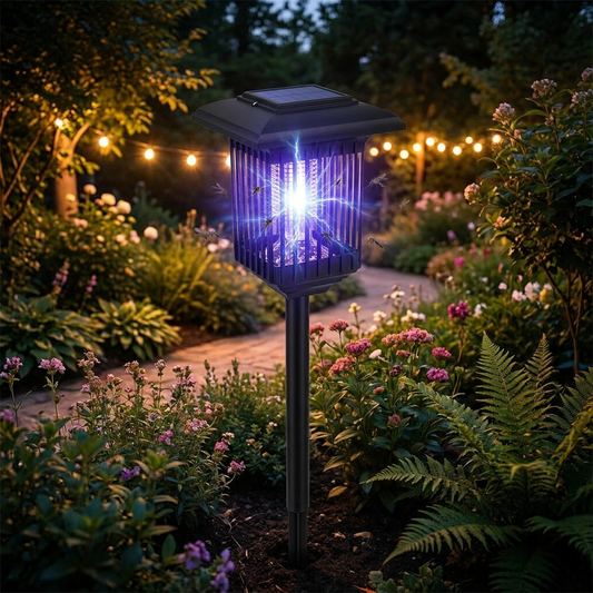 SolarGuard muggenlamp paal in tuin