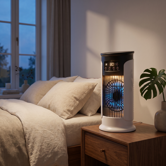 GlacierFlow™ Signature | Compacte 3-in-1 Toren Luchtkoeler Stil en Stijlvol