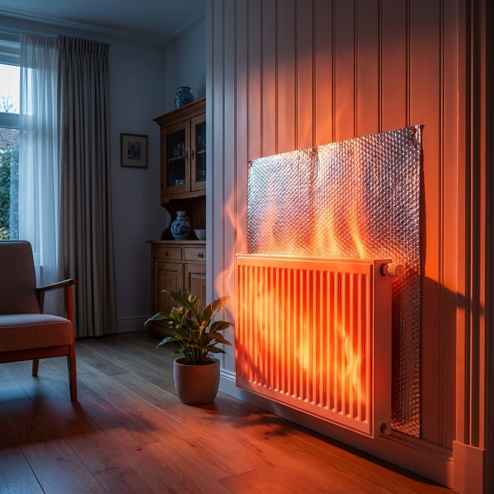 ThermoShield reflecterende isolatiefolie - warmtereflectie effect