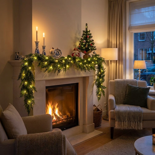 Kerstceder Guirlande lifestyle