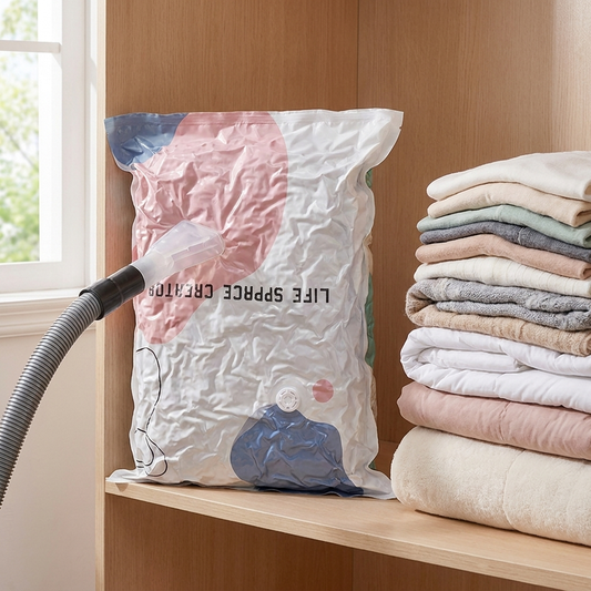SpacePress vacuum bag lifestyle