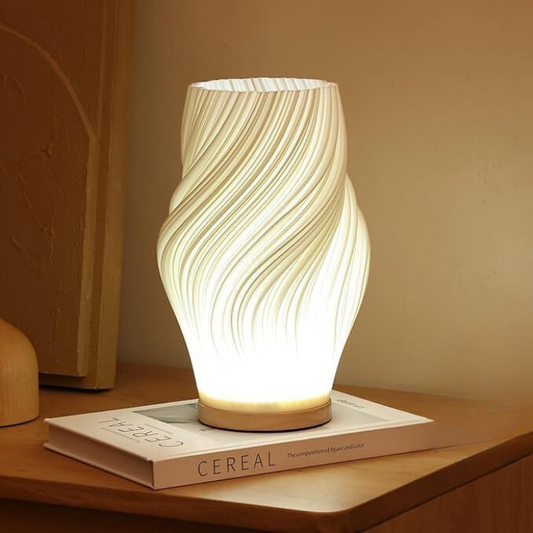 LumoVase™ - Dimbare LED Designlamp met Golf Structuur
