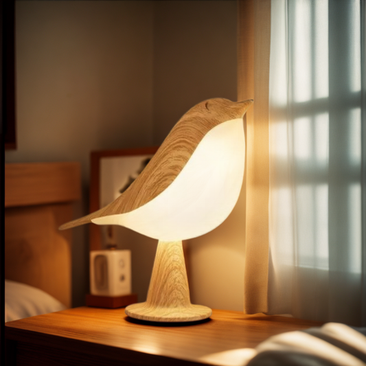 LumiBird™ - Sfeervolle vogel-lamp met aromatherapie, voor licht én ontspanning in één.
