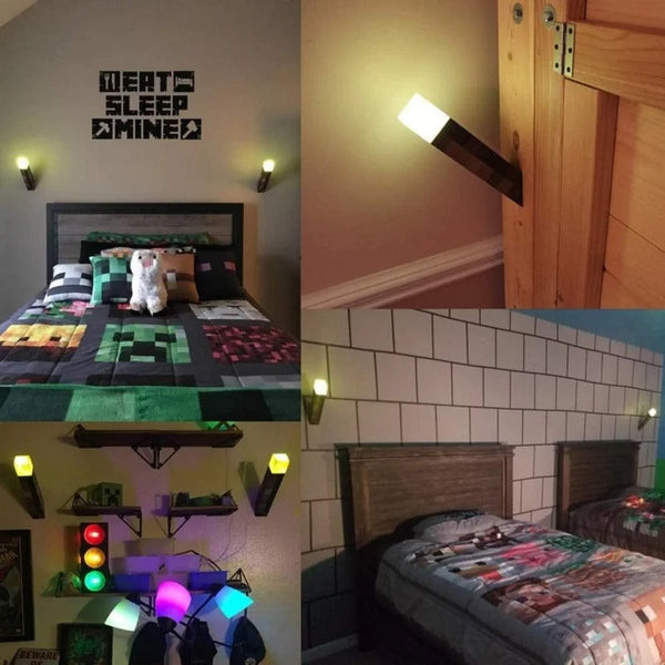 PixelTorch™ - Minecraft Lamp Fakkel