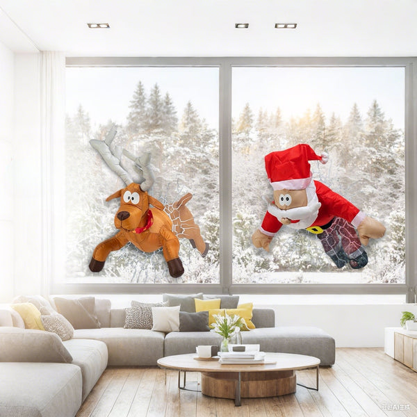 Kerstman en Rendier Ramenstunt