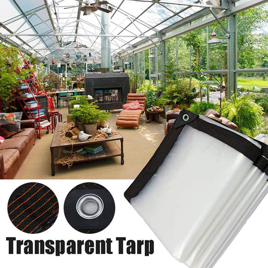 ClearGuard™ | Hoogbelastbaar transparant PE afdekzeil met warmteopslag
