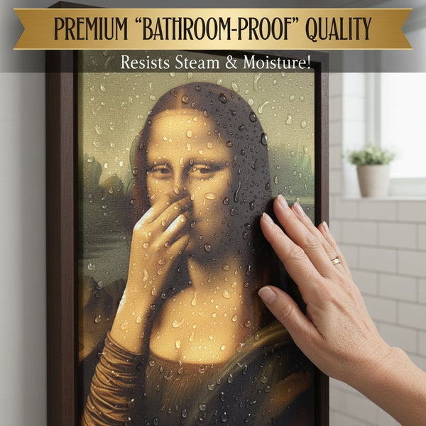 Mona Lisa Badkamer Lach Kunst