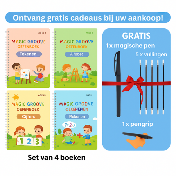 InkyLearn™ - Magisch Schrijfboek voor Kinderen